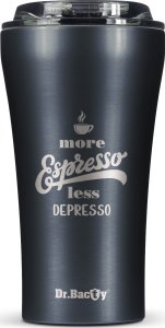 Dr.Bacty Kubek termiczny na kawę Dr.Bacty Apollo 2.0 - Espresso depresso - 360 ml - Gunmetal 1