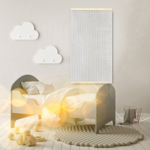 Grzejnik Trio Grzejnik na podczerwień - giętki panel grzewczy 430W TRIO wzór 14 przeźroczysty, wymiary 100x57cm z regulatorem 5