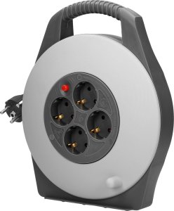 Orno Przedłużacz bębnowy 4 gniazda 2P+Z (schuko) kabel PVC H05VV-F 3x1mm? długość 10m 2
