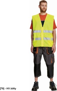 CERVA LYNX PROFI - kamizelka - HV pomarańczowy XL 3