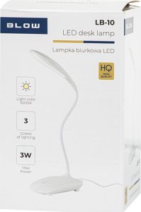 Lampka biurkowa Blow biała 3