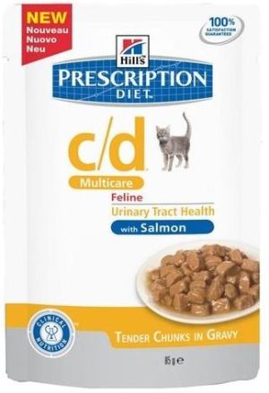 Hills  Prescription Diet c/d Feline z Łososiem saszetka 85g 1