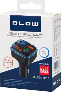 Transmiter FM Blow 74-177# Transmiter fm blow bluetooth5.3+qc3.0 +pd 30w 4