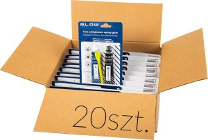 Pistolet do kleju Blow 91-485# Klej dwuskładnikowy epoksydowy 2x10ml blow 20szt 1