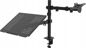 Akyga Uchwyt biurkowy do monitora i laptopa Akyga AK-MB-04 regulowane ramię 10kg VESA 75x75mm / 100x100mm 15-32" 3