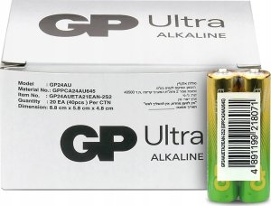 GP Recyko Bateria alkaliczna AAA/LR03 GP ReCyko Ultra alkaline G-TECH - 40 sztuk 1