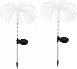 Omisport 2x LAMPA SOLARNA MEDUZA ŚWIATŁOWÓD 55CM fajerwerki 9