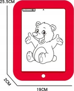 Omi TABLET EDUKACYJNY DZIECI TABLICA 12" XXL LED 3