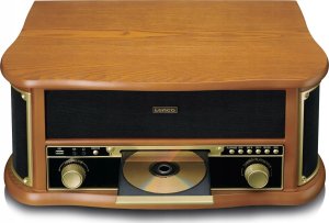 Gramofon Lenco LENCO TCD-2571 Plattenspieler Holzgeh. USB Kassette DAB+, Holz 3