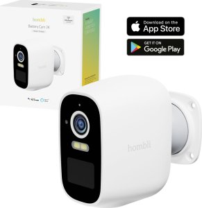 Kamera IP Avanca International BV Hombli smarte Batterie Kamera, weiß 2