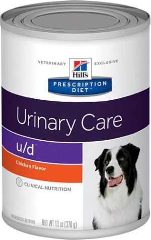 Hills  Prescription Diet u/d Canine puszka 370g 1
