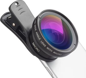 Verk Obiektyw soczewka do telefonu smartfona 2w1 0.45x 12,5x makro klips aparat Obiektyw soczewka do telefonu smartfona 2w1 0.45x 12,5x makro klips aparat 8