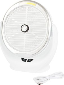 Wentylator Verk Wentylator wiatrak bezprzewodowy stojący biurkowy akumulatorowy led światło Wentylator wiatrak bezprzewodowy stojący biurkowy akumulatorowy led światło 2