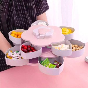 Verk Pojemnik organizer na cukierki biżuterię obrotowy 2w1 z uchwytem na telefon Pojemnik organizer na cukierki biżuterię obrotowy 2w1 z uchwytem na telefon 2