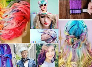 Verk Grzebień kreda do farbowania włosów zmywalny 6 szt Grzebień kreda do farbowania włosów zmywalny 6 szt 5