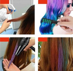 Verk Grzebień kreda do farbowania włosów zmywalny 6 szt Grzebień kreda do farbowania włosów zmywalny 6 szt 9