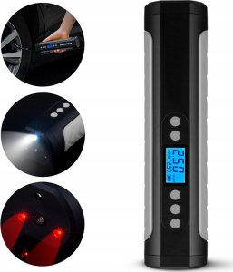 Verk Pompka akumulatorowa do roweru samochodu kompresor elektryczny 10 bar lcd Pompka akumulatorowa do roweru samochodu kompresor elektryczny 10 bar lcd 2