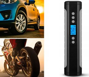 Verk Pompka akumulatorowa do roweru samochodu kompresor elektryczny 10 bar lcd Pompka akumulatorowa do roweru samochodu kompresor elektryczny 10 bar lcd 8