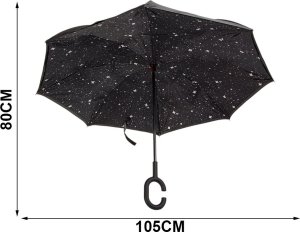 Verk Parasol parasolka odwrócony składany odwrotnie mocne druty solidny stojący Parasol parasolka odwrócony składany odwrotnie mocne druty solidny stojący 7