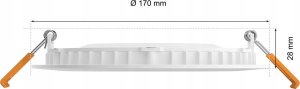 Signify Philips Hue White & Col. Amb. Slim Recessed 170mm weiß 2