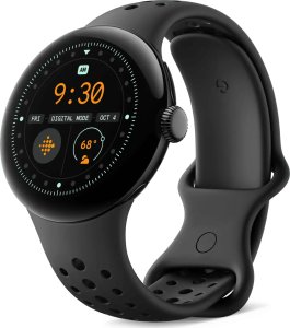 Smartwatch Pixel Watch 3 (45mm), Active Sport Band, Obsidian, Large, WW 2