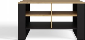 Topeshop STOLIK KAWOWY ŁAWA MODERN 4P DĄB ARTISAN CZERŃ 4