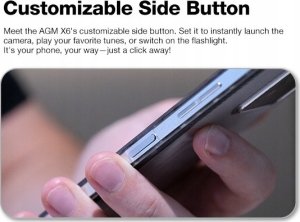 Telefon komórkowy Bea-fon AGM by X6 Phantom rugged (IP68/IP69K/MIL-STD-810H) 6