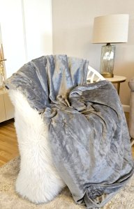 CoverSmile Koc Elektryczny Duży Miękki 180x160cm Mata Grzewcza 160w Pilot Timer 8