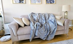 CoverSmile Koc Elektryczny Duży Miękki 180x160cm Mata Grzewcza 160w Pilot Timer 9