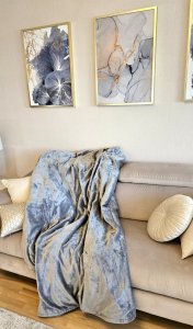 CoverSmile Koc Elektryczny Duży Miękki 180x160cm Mata Grzewcza 160w Pilot Timer 10