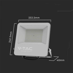 Naświetlacz V-TAC Projektor LED 100W 185Lm/W Czarny VT-44105 6500K 18500lm 3