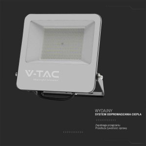 Naświetlacz V-TAC Projektor LED 100W 185Lm/W Czarny VT-44105 6500K 18500lm 4