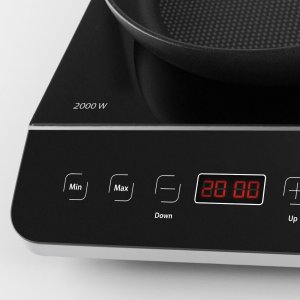 Caso Caso | Hob | Touch 3500 | Induction | Number of burners/cooking zones 2 | Touch control | Timer | Juodas | Ekranas 3