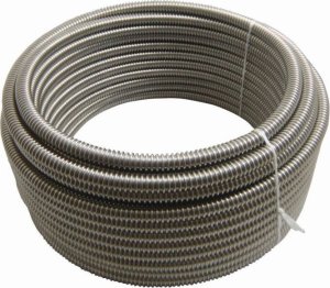 AGAflex Rura karbowana nierdzewna do wody 3/4 x 5m 1