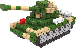 KORALIKI DO PRASOWANIA IRON BEADS WOJSKO pojazd 1