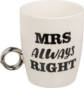 Out of the blue Kubki z Pierścionkiem dla Pary - Mr. Right & Mrs. Always Right 3