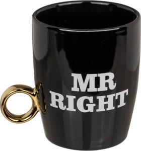 Out of the blue Kubki z Pierścionkiem dla Pary - Mr. Right & Mrs. Always Right 4