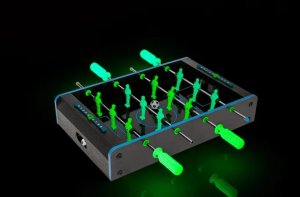 Out of the blue Stół do Piłkarzyków Świecący w Ciemności, na Prezent dla Fanów Piłki Nożnej 3