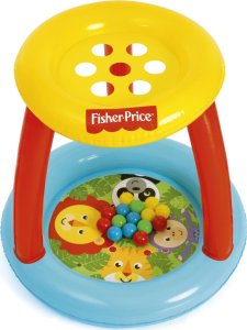 Bestway Bestway 93541 Fisher Price Basenik z daszkiem i piłkami Animal Friends 2
