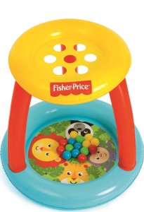 Bestway Bestway 93541 Fisher Price Basenik z daszkiem i piłkami Animal Friends 3