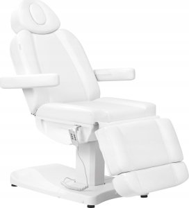 Activeshop Fotel kosmetyczny elektr. Azzurro 803D 3 siln. biały 2