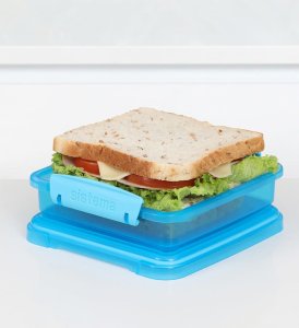 Sistema Sistema 31646 pojemnik do przechowywania żywności Kwadrat 0,45 l Niebieski 1 szt. 4