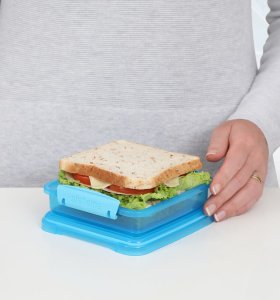 Sistema Sistema 31646 pojemnik do przechowywania żywności Kwadrat 0,45 l Niebieski 1 szt. 5