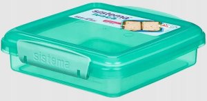 Sistema Sistema 31646 pojemnik do przechowywania żywności Kwadrat 0,45 l Niebieski 1 szt. 8