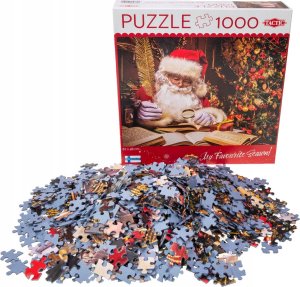 Tactic Puzzle 1000 Święty Mikołaj w swoim domu 12