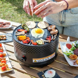 InnovaGoods InnovaGoods Portable Smokeless Charcoal Barbecue C 5
