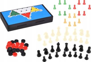 Jokomisiada Zestaw gier 3w1 szachy warcaby chińczyk MAGNETYCZNE strategiczna GR0676 8