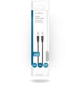 Nedis Nedis CAGL22005BK10 kabel audio 1 m 3.5mm Czarny 3