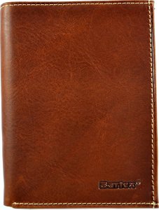 Bartex BARTEX 1019M-ID skórzany portfel męski cognac *RFID Travel 1019M-ID 6