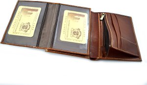 Bartex BARTEX 1019M-ID skórzany portfel męski cognac *RFID Travel 1019M-ID 7
